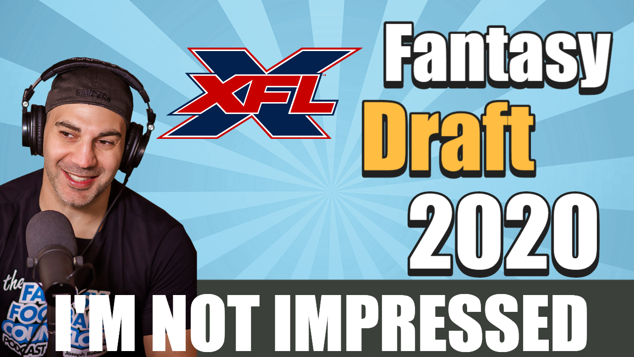 XFL Fantasy Draft 2020