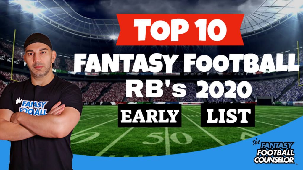 Fantasy Football Rb Rankings 2020 The Early List