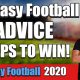 Fantasy Football Advice 2020