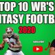 Top 10 Fantasy Football Wr's 2020