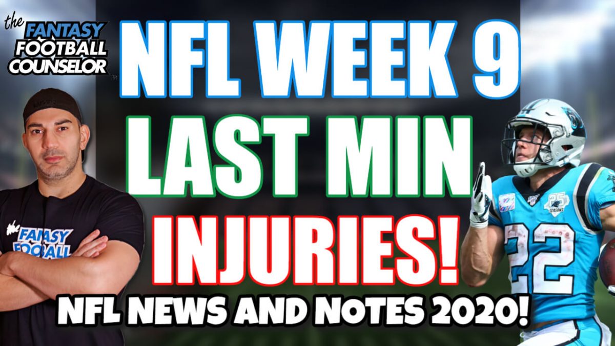 NFL week 9 news