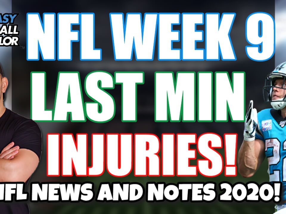 NFL week 9 news