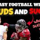 Studs and Sucks Week 11