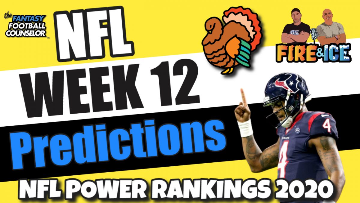 NFL Week 12 Preview