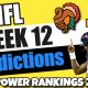 NFL Week 12 Preview