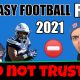 Fantasy Football Rb's 2021