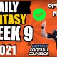 DFS Week 9 Fantasy Football