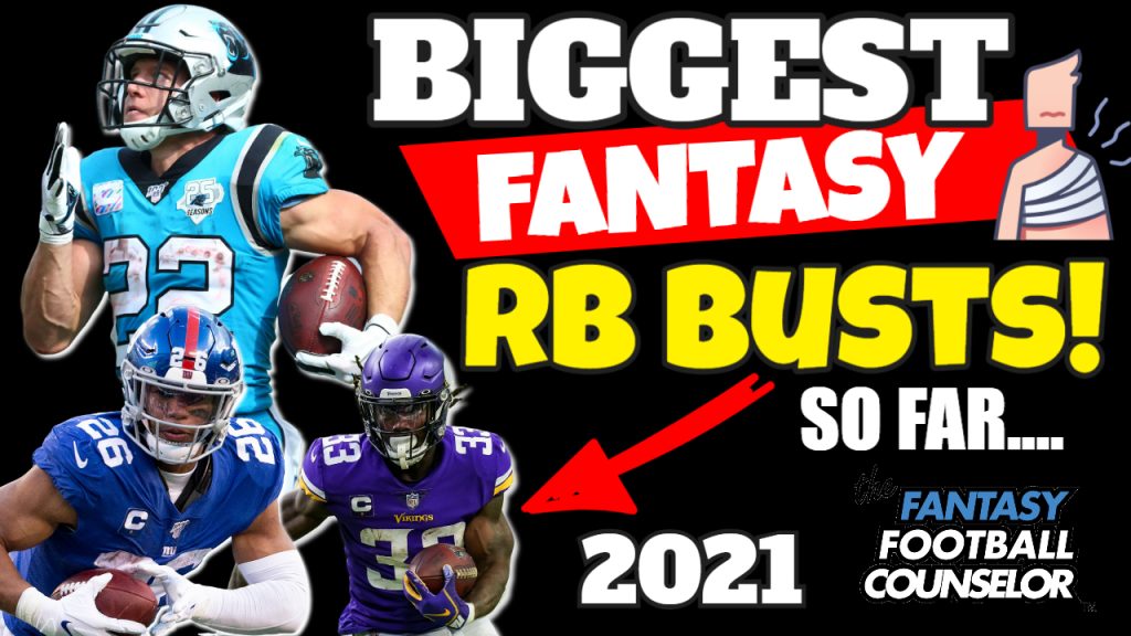 Top Fantasy RB Busts so Far Fantasy Football 2021