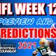 NFL Week 12 Starts and Sits