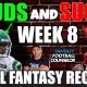 NFL Week 8 Studs and Sucks