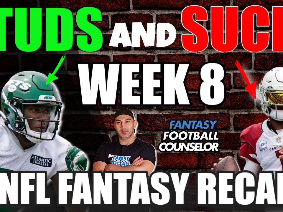 NFL Week 8 Studs and Sucks