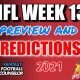 NFL Week 13 Preview