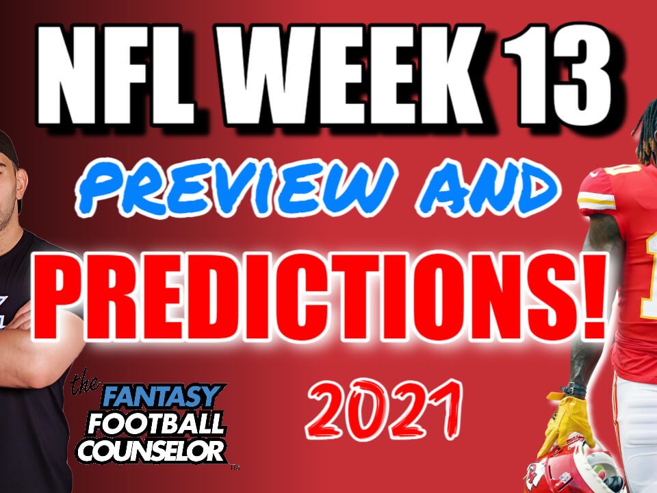 NFL Week 13 Preview