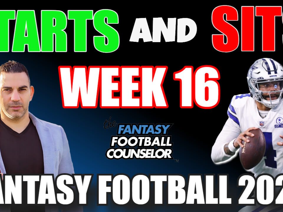 Starts and Sits Week 16