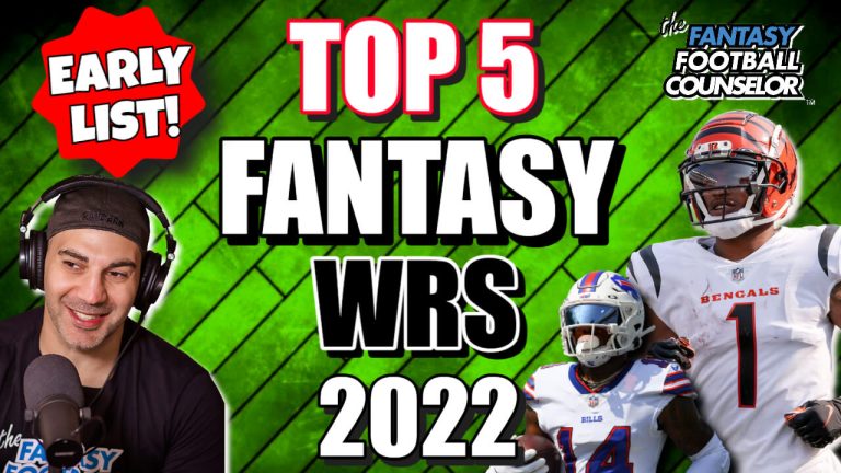 Top 5 Fantasy WRs | Fantasy Football Rankings 2022