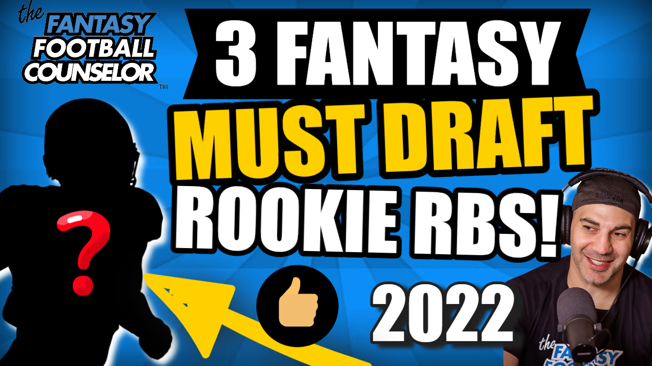 Must Draft Fantasy Football RB Rookies 3 Studs to Target
