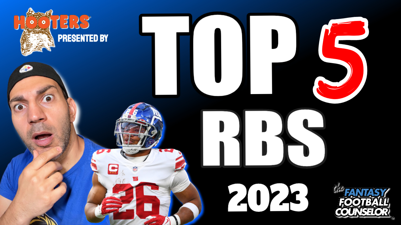 Top 5 Fantasy Football RBs 2023 - Super Early List