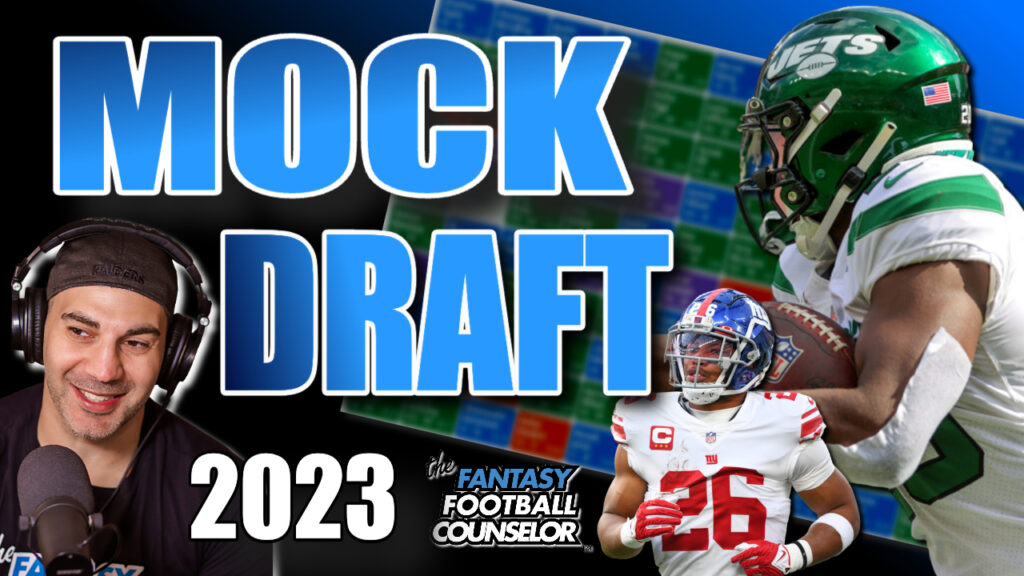 Fantasy Football Mock Draft 2023 1st and 12th Pick