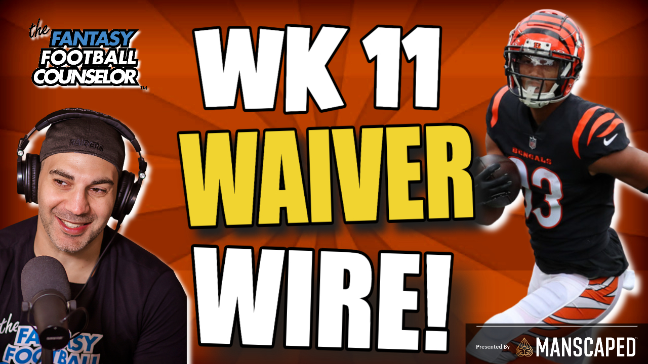 Waiver Wire Week 11 Full Fantasy Football Recap and News!